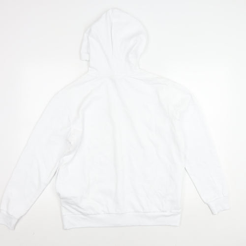 Unisex White Olympic Logo Hoodie S