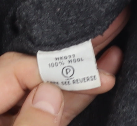 Boden Women's Grey Wool Cardigan, M, Long Sleeve