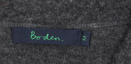 Boden Women's Grey Wool Cardigan, M, Long Sleeve