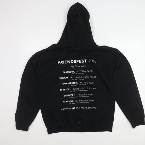 Friends Unisex Black Pullover Hoodie Size M