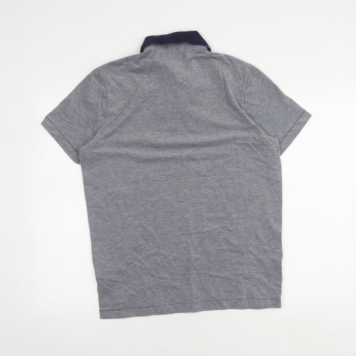 Tommy Hilfiger Men's Grey Polo Shirt S