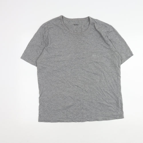 Hugo Boss Men's Grey 2XL T-Shirt Short Sleeve Crew Neck