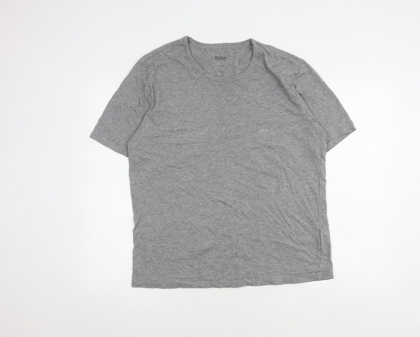 Hugo Boss Men's Grey 2XL T-Shirt Short Sleeve Crew Neck