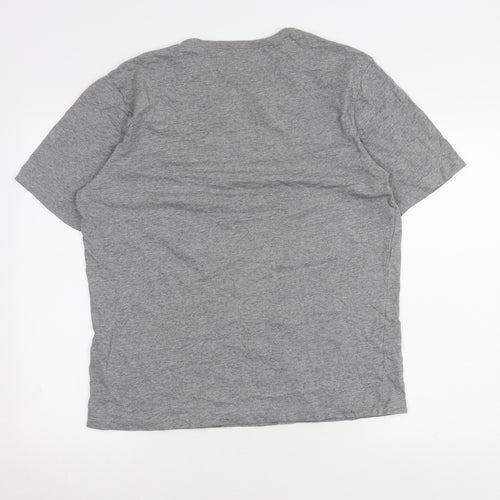Hugo Boss Men's Grey 2XL T-Shirt Short Sleeve Crew Neck