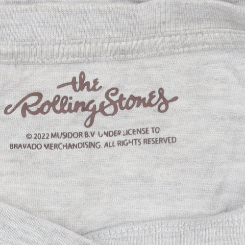 Tu Women’s Grey Rolling Stones T-Shirt Size 10