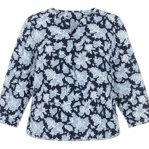 Mountain Warehouse Women's Blue Floral Tunic Blouse Size 10