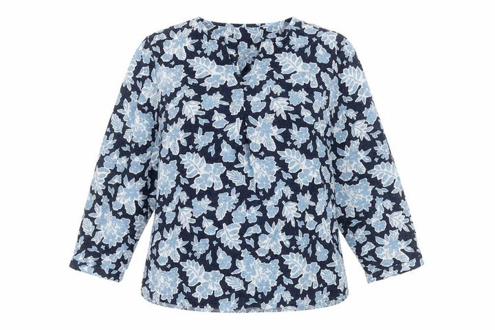 Mountain Warehouse Women's Blue Floral Tunic Blouse Size 10