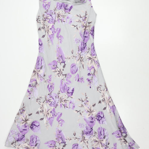 Jacques Vert Women's Floral Multicoloured Dress Size 12