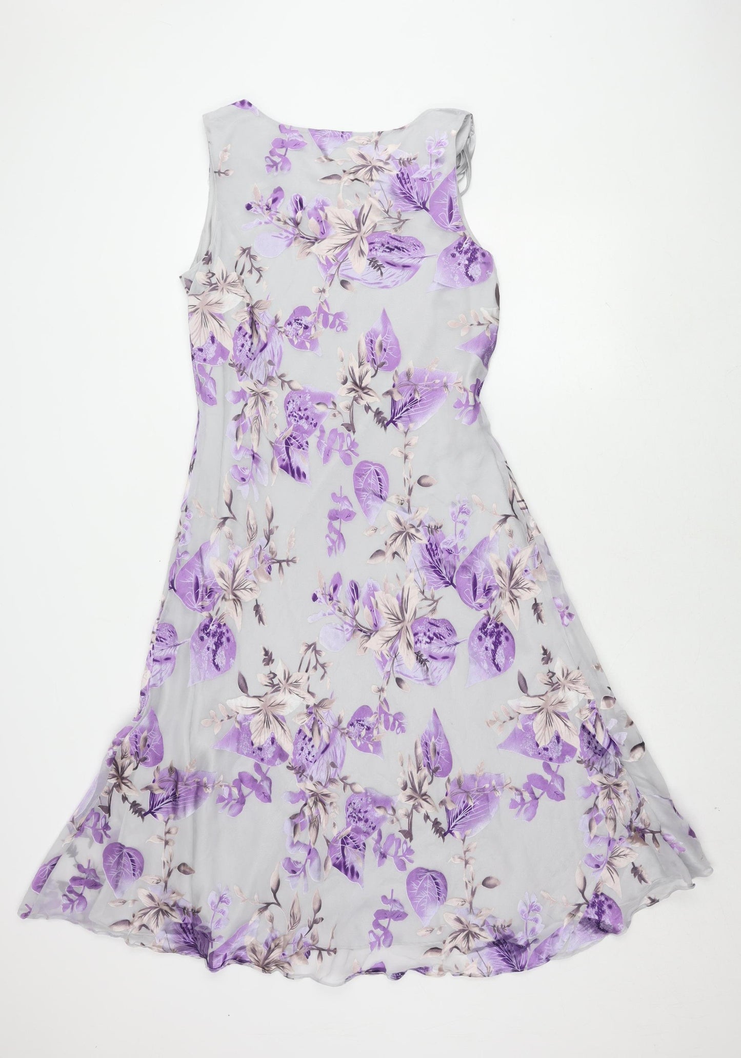 Jacques Vert Women's Floral Multicoloured Dress Size 12