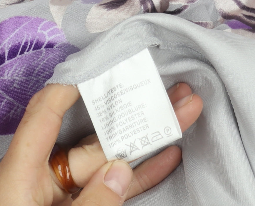 Jacques Vert Women's Floral Multicoloured Dress Size 12