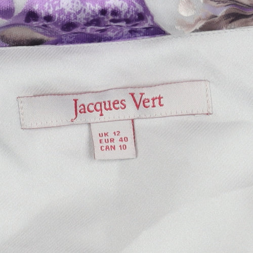 Jacques Vert Women's Floral Multicoloured Dress Size 12