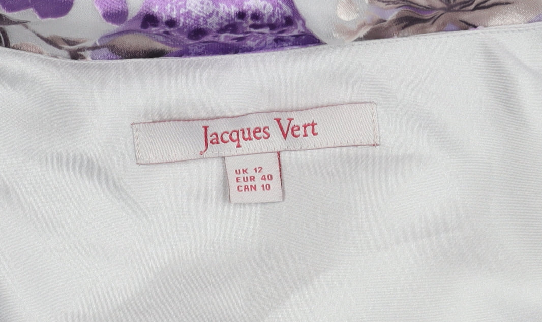 Jacques Vert Women's Floral Multicoloured Dress Size 12