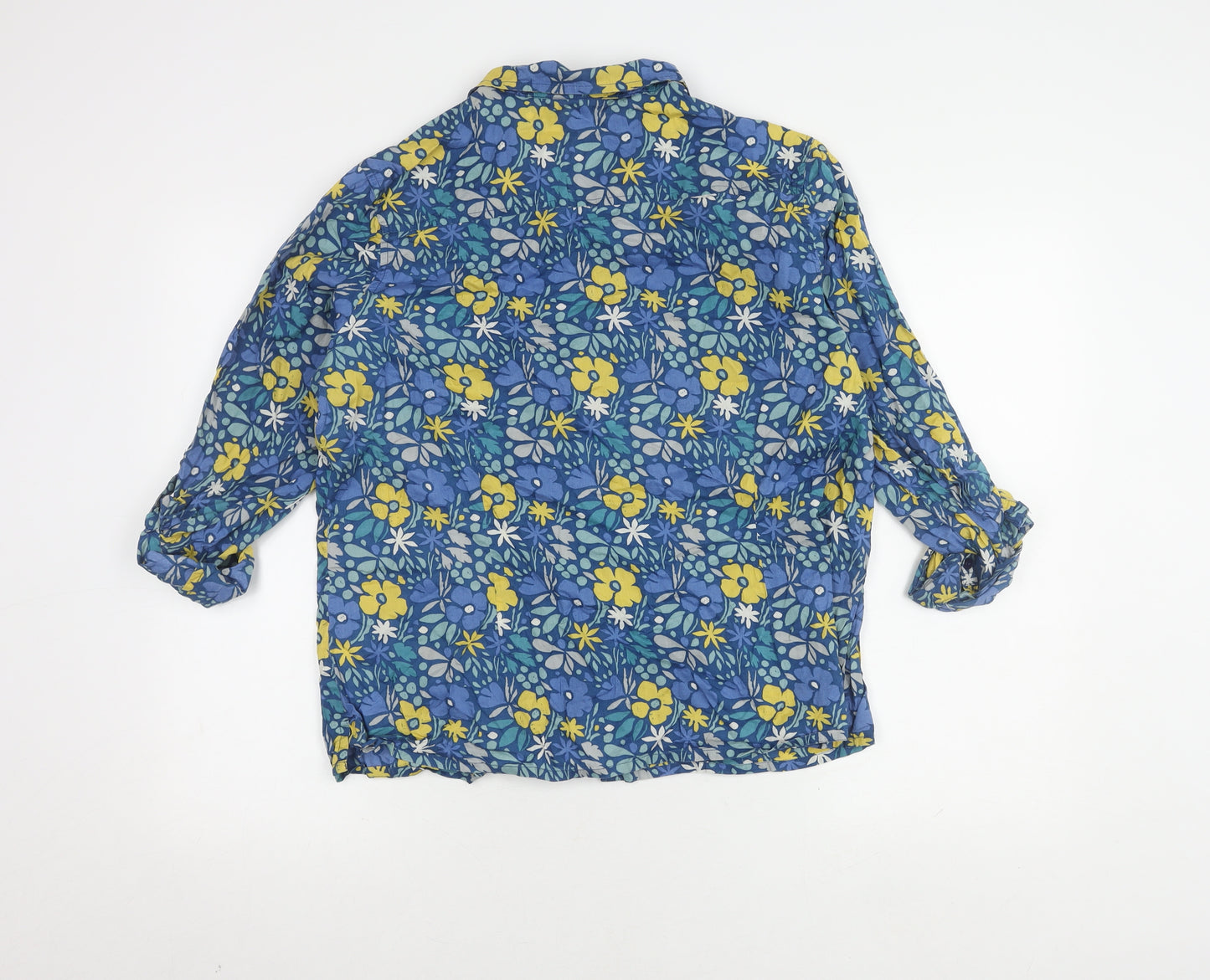 Seasalt Women's Multicoloured Floral Shirt Size 16