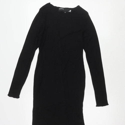 Kangol Women's Black Dress, Size 10, Long Sleeve