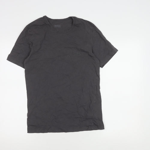 Hugo Boss Men's Grey Medium Crew Neck T-Shirt