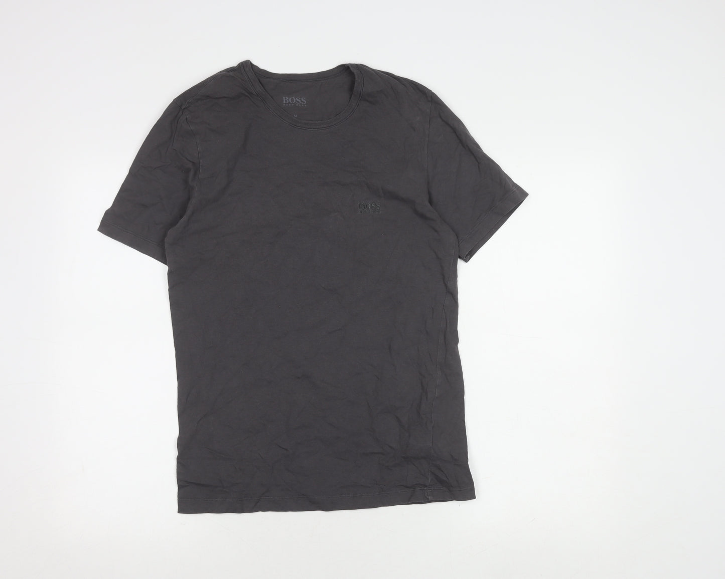 Hugo Boss Men's Grey Medium Crew Neck T-Shirt