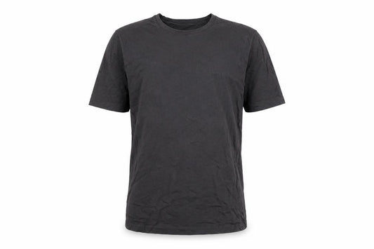 Front view of Hugo Boss Men's Grey Medium Crew Neck T-Shirt