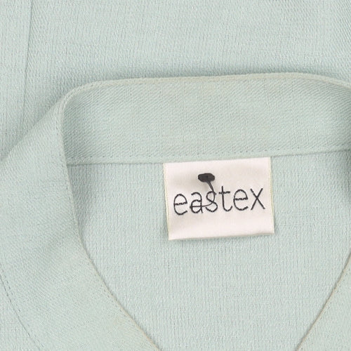 Eastex Women's Green Blazer Size 14 3/4 Sleeve