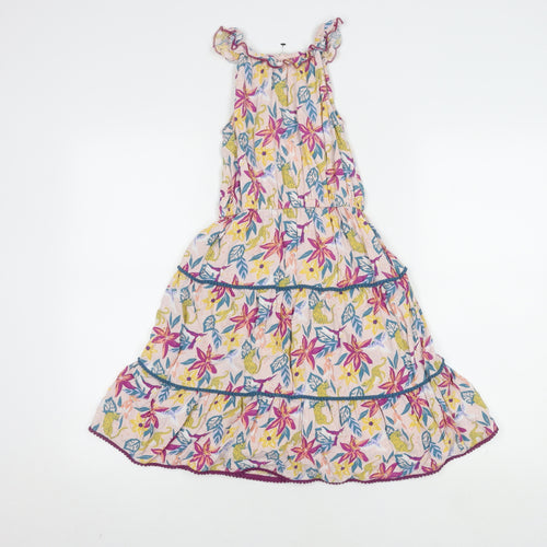 FatFace Girls Multicoloured Floral Dress Size 6-7 Years