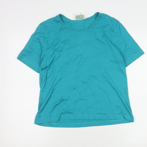 Eastex Women's Green T-Shirt Size 12/14 Casual