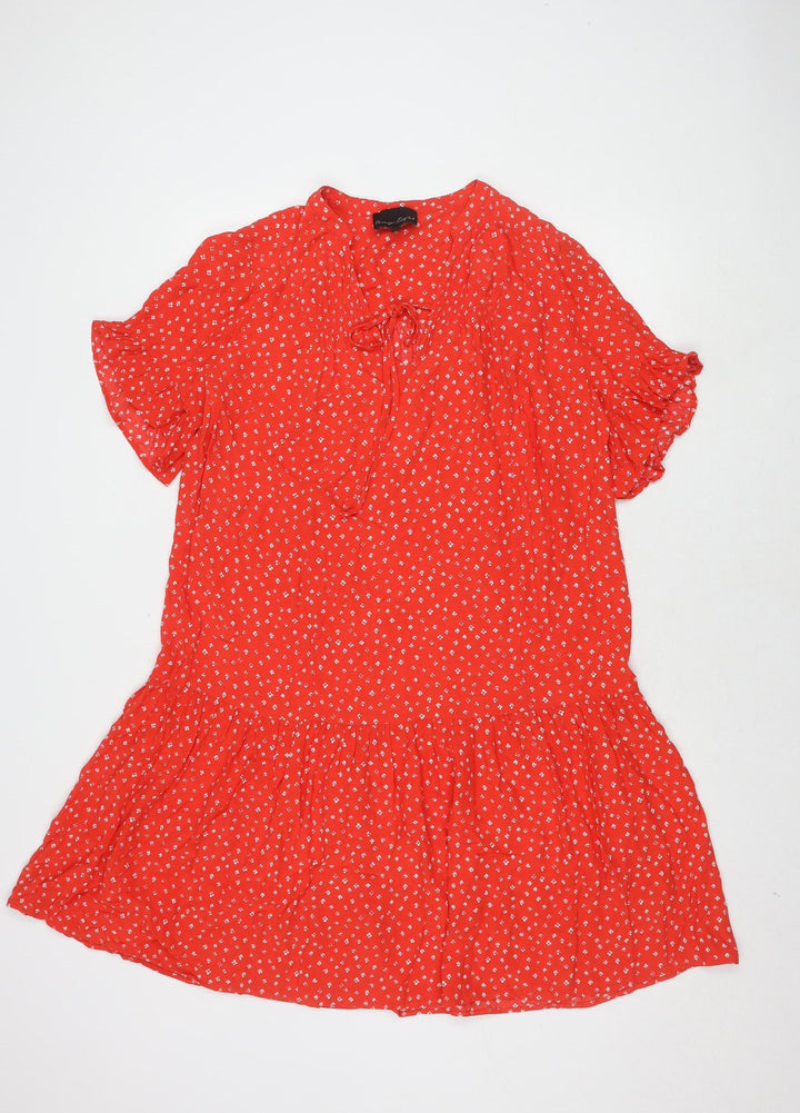 Phase Eight Women's Red Floral Dress Size 14