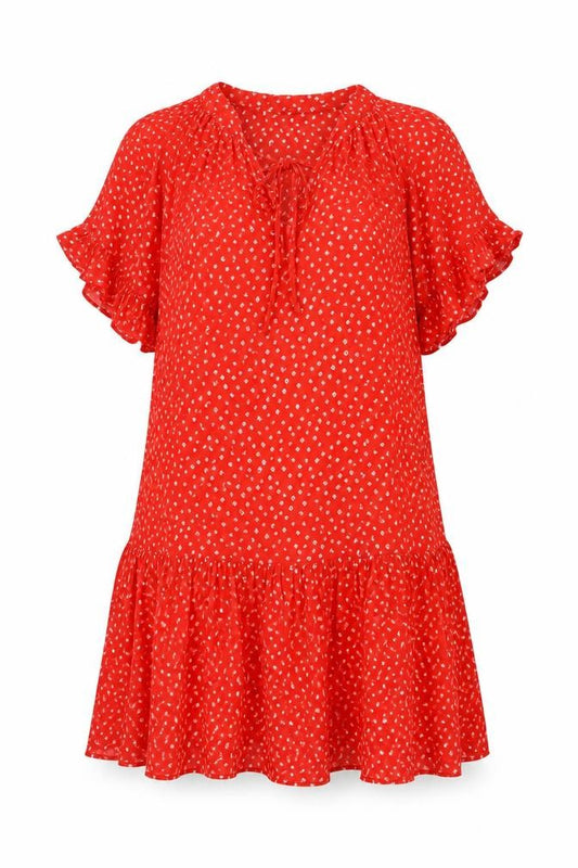 Phase Eight Women's Red Floral Dress Size 14