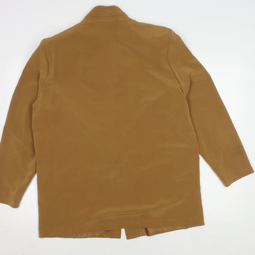 Jacques Vert Women's Brown Polyester Blazer Size 14
