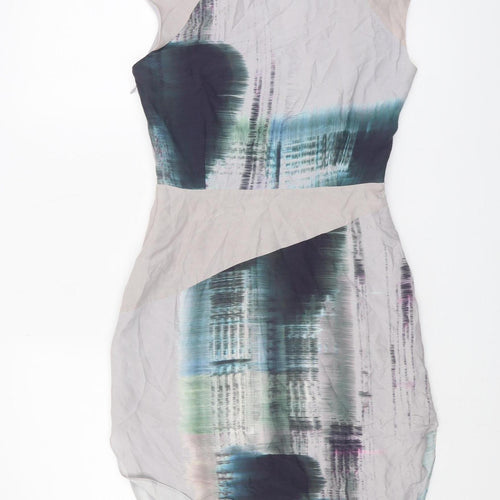 Reiss Women's Multicoloured Wrap Dress, Size 6