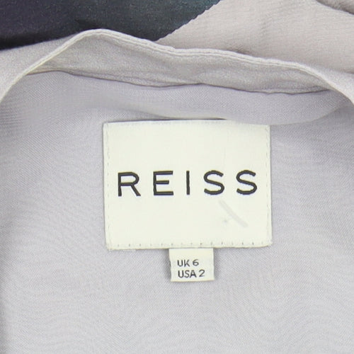 Reiss Women's Multicoloured Wrap Dress, Size 6