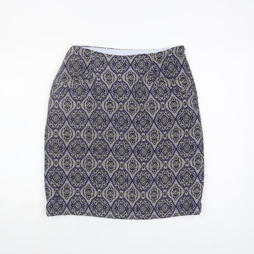 White Stuff Women's Multicoloured Pencil Skirt, Size 10
