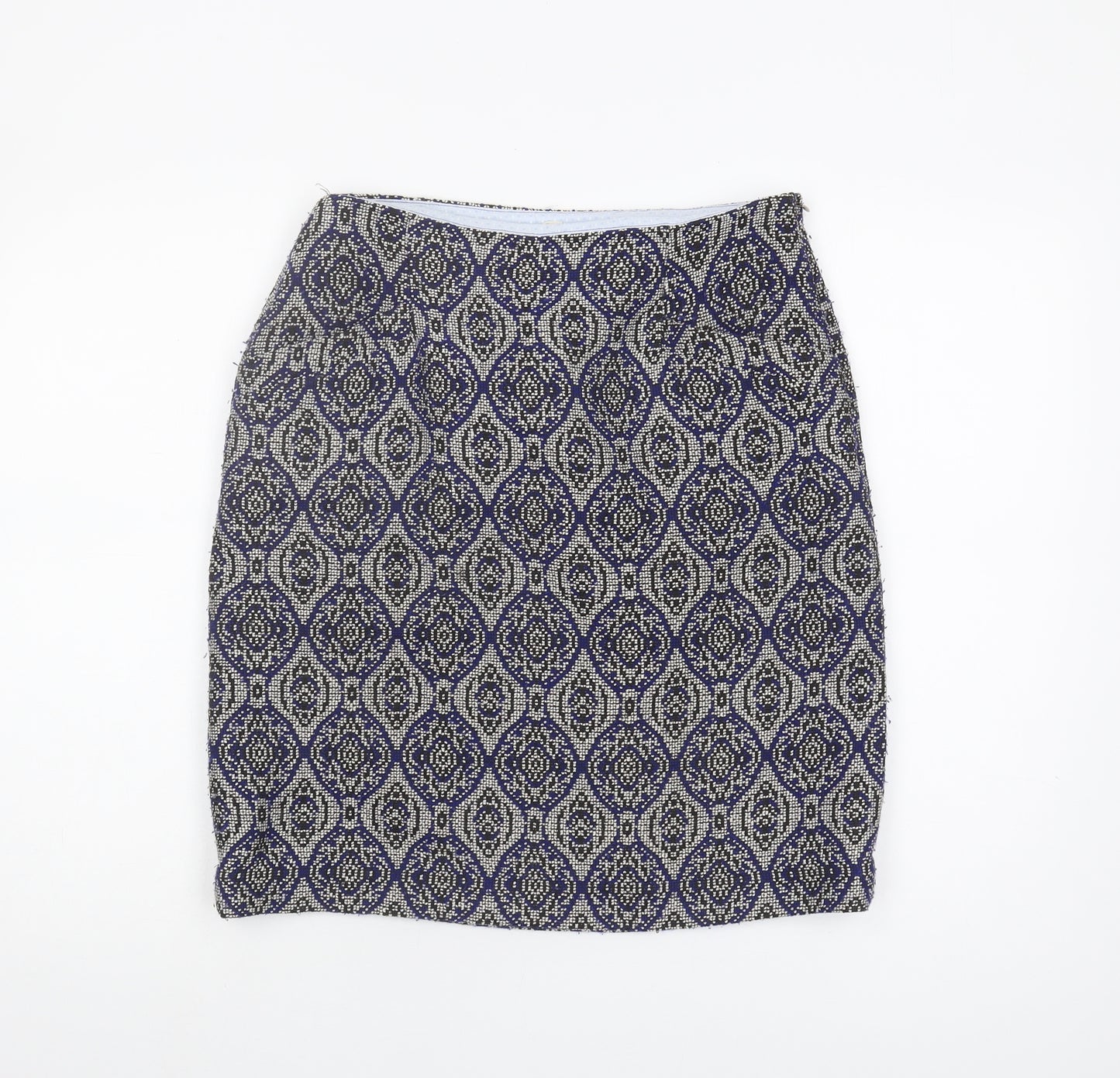 White Stuff Women's Multicoloured Pencil Skirt, Size 10