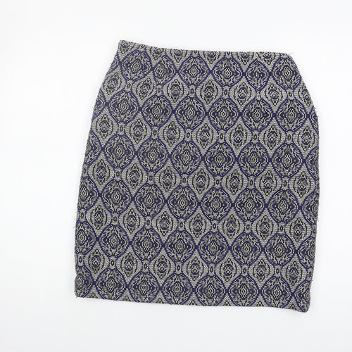 White Stuff Women's Multicoloured Pencil Skirt, Size 10