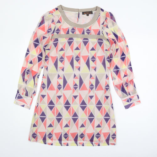 Ben Sherman Women's XS Multicoloured Geometric Top
