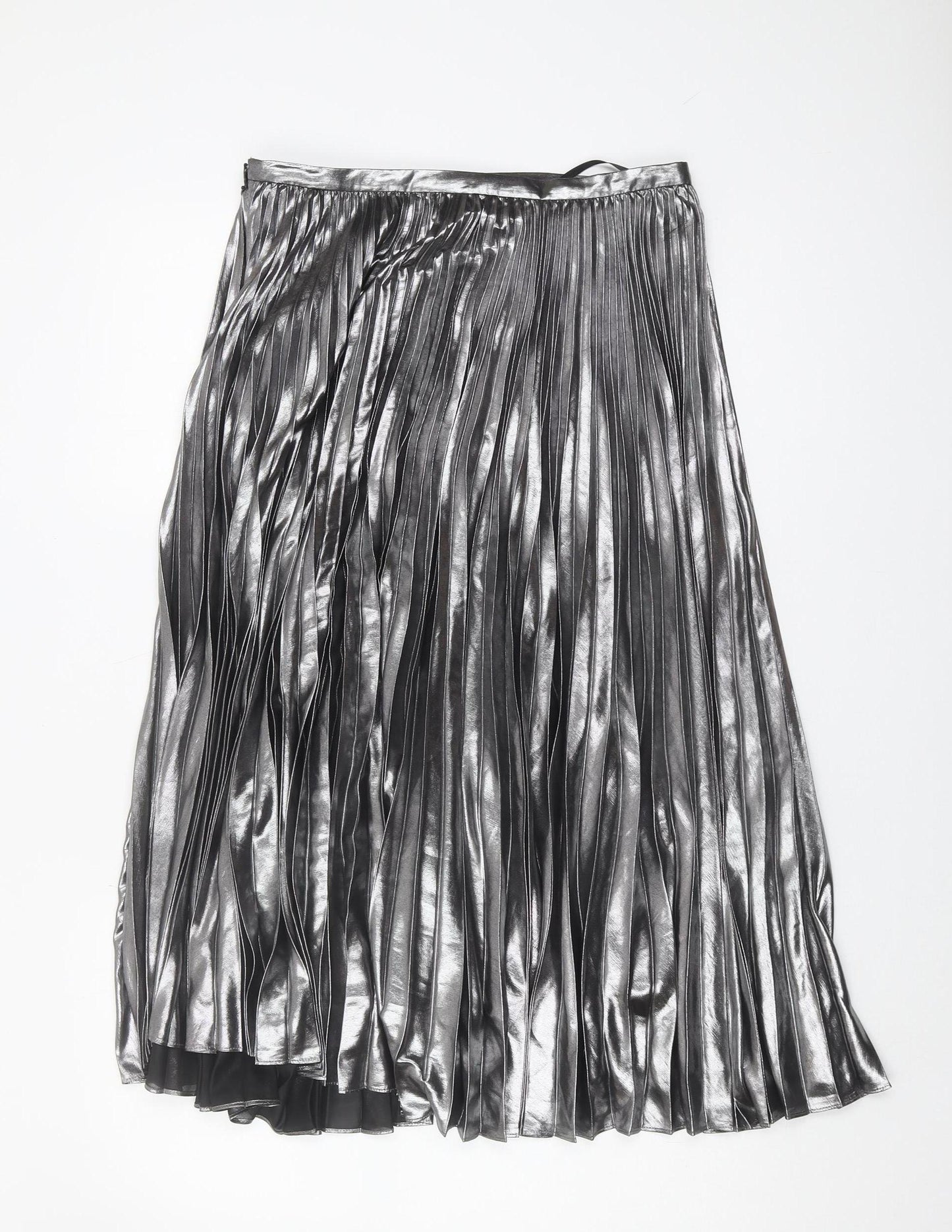 Lauren Ralph Lauren Women's Silver Pleated Skirt