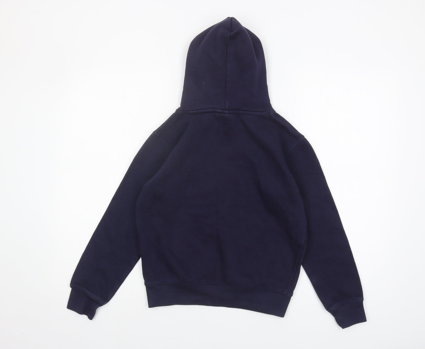 NICCE Boys Blue Pullover Hoodie, Size 9-10, Logo Accent