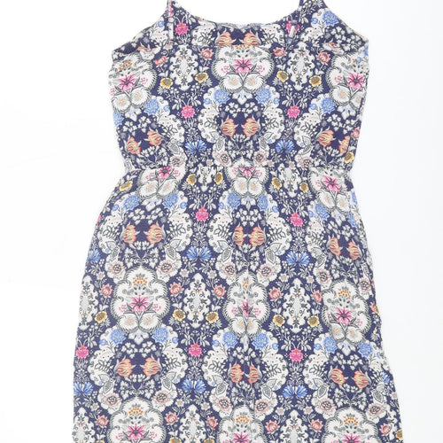 Oasis Women's Multi-Colour Floral Slip Dress S