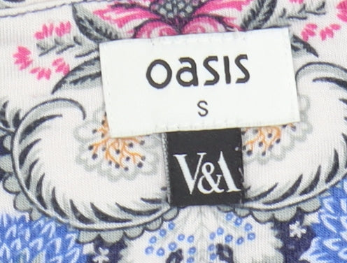 Oasis Women's Multi-Colour Floral Slip Dress S