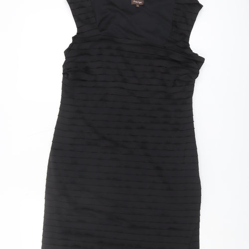 Phase Eight Women's Black Sheath Dress Size 14