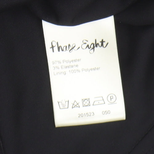 Phase Eight Women's Black Sheath Dress Size 14