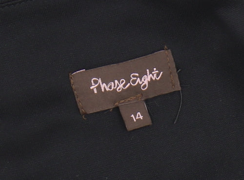Phase Eight Women's Black Sheath Dress Size 14