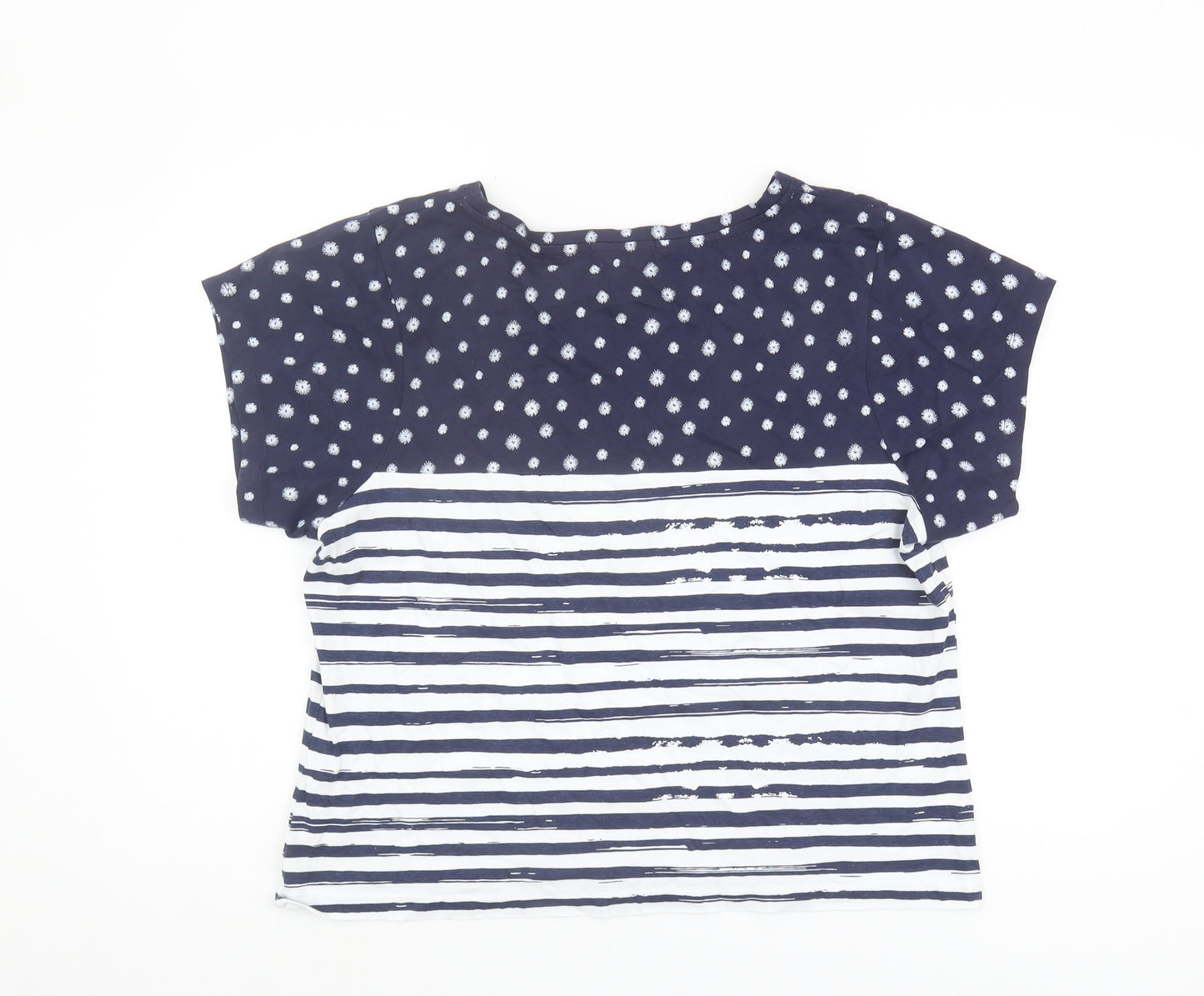Peter Storm Women's Blue T-Shirt, Size 18, Short Sleeve
