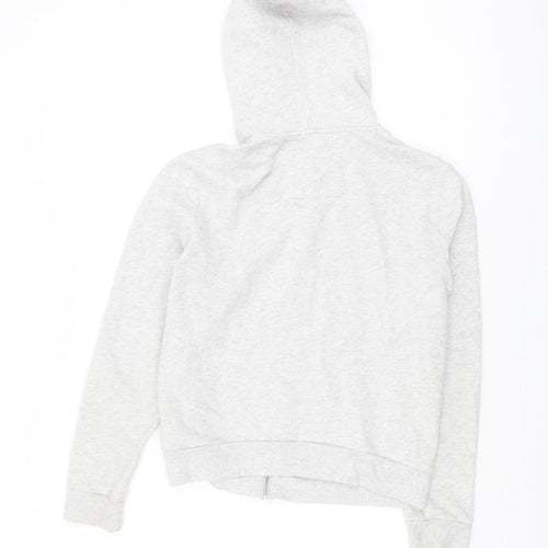 Abercrombie & Fitch Women's Grey M Full Zip Hoodie