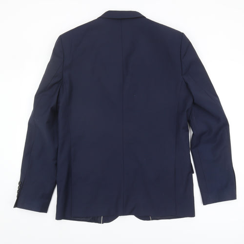 River Island Men's Blue Suit Jacket 42R