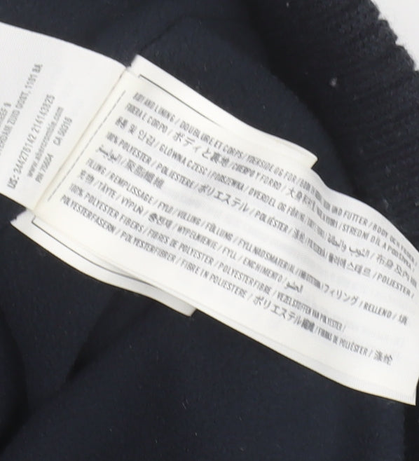 Hollister Men's Black Quilted Jacket L Casual