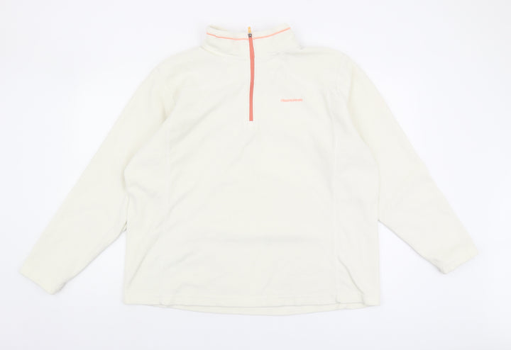 Craghoppers Unisex White Fleece 1/2 Zip Sweatshirt