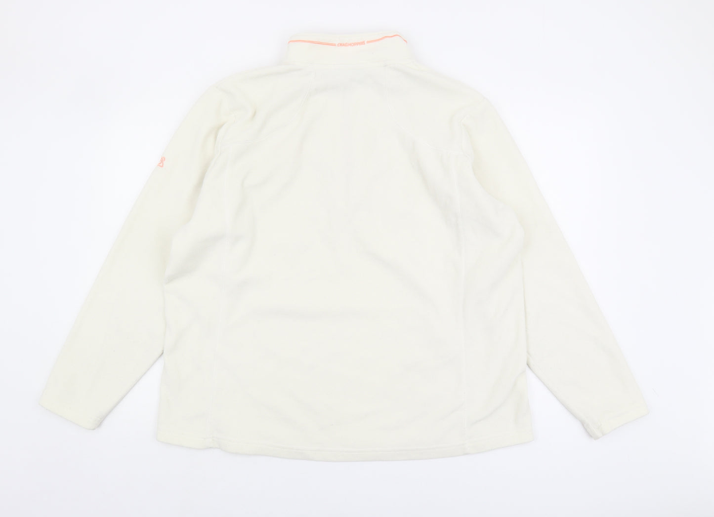 Craghoppers Unisex White Fleece 1/2 Zip Sweatshirt