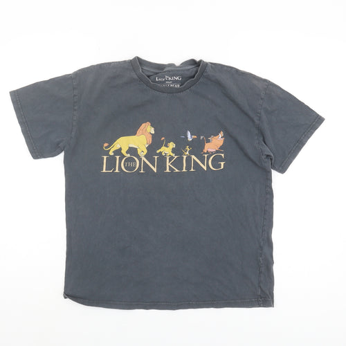 Pull&Bear Lion King T-Shirt Black S Unisex Casual