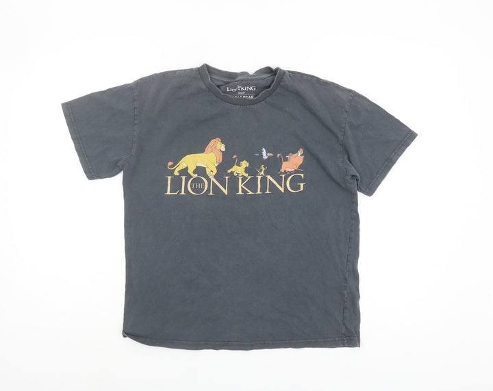 Pull&Bear Lion King T-Shirt Black S Unisex Casual
