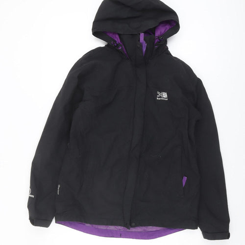 Karrimor Women's Black Hooded Jacket Size 10