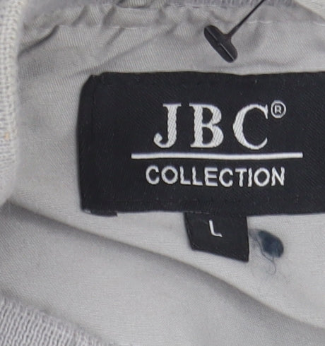 JBC Collection Men’s Grey Bomber Jacket Size L